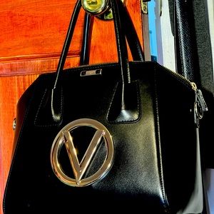 Valentino black leather bag